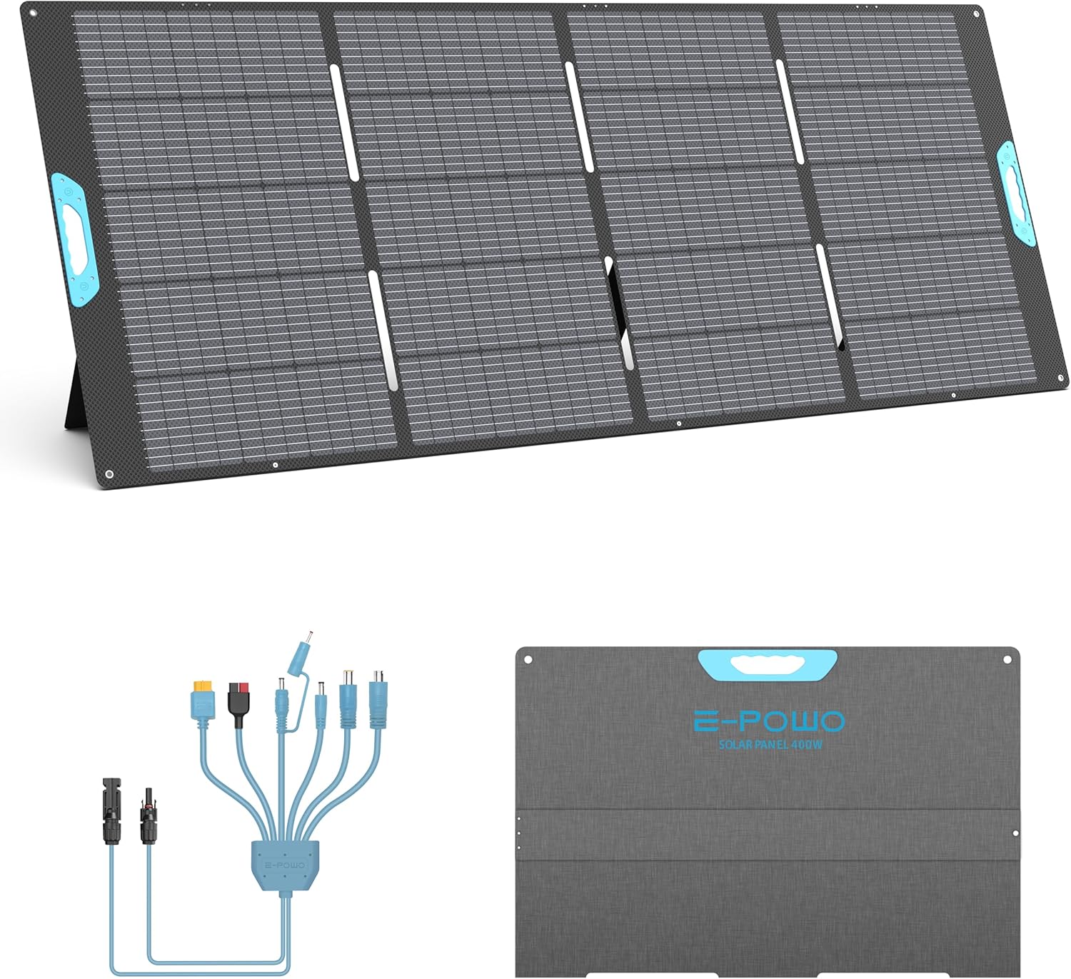 400W Portable Solar Panel for Outdoor Camping and Off Grid Use