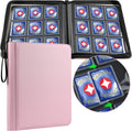 Top Loader Card Binder Holds 324 Cards - Waterproof PU Leather