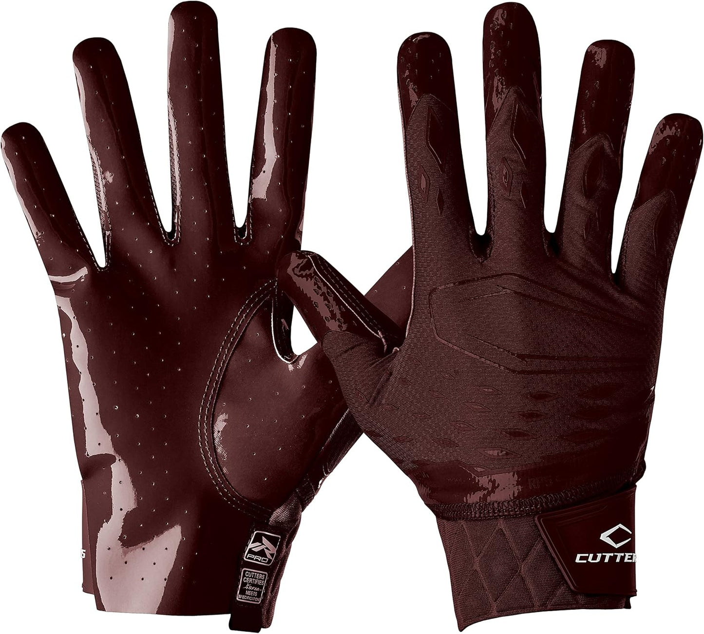 Cutters Rev Pro Football Gloves with Ultra Grip for Receivers