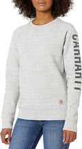Carhartt Women's Relaxed Fit Midweight Crewneck Sweatshirt - Durable