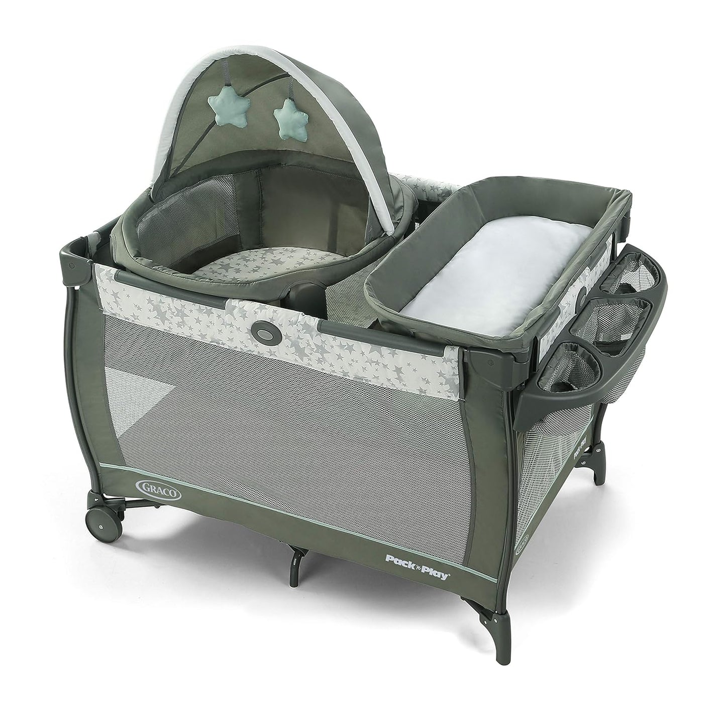 Graco Pack n Play Travel Dome Playard with Portable Bassinet