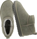 CUSHIONAIRE Hip-3 Suede Leather Ankle Boots for Women's Style