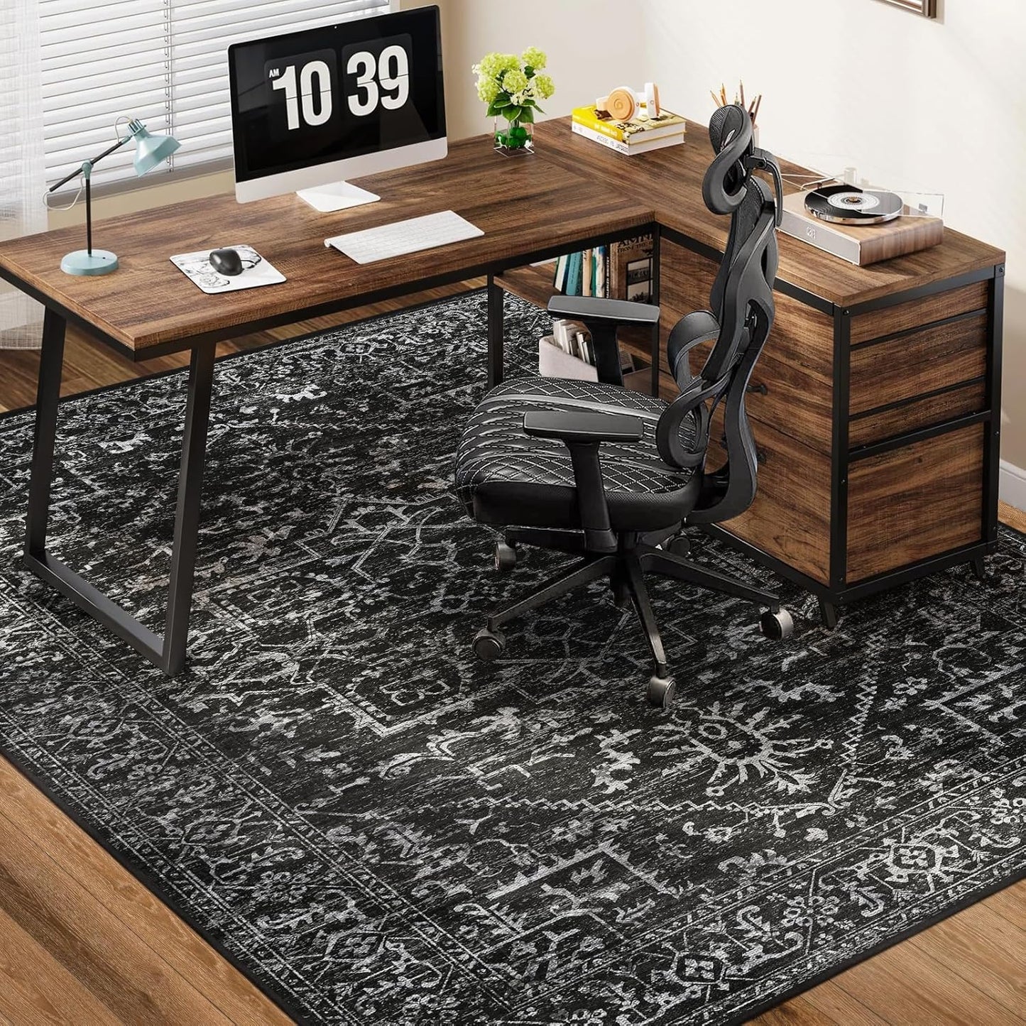Protective Chair Mat for Hard Floors, 63x51 by QQpony