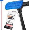 Window Squeegee for Home 12-110in Extendable - 2-in-1 Cleaner