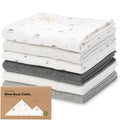Organic Burp Cloths Baby - 6-Pack Large Super Absorbent Burp Cloths