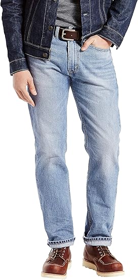 Levi's Men's 505 Regular Fit Jeans for Comfort and Style