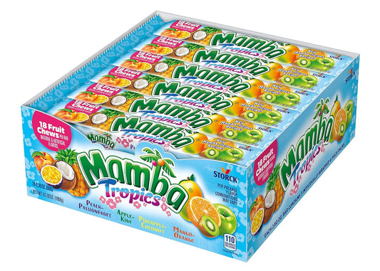 Mamba Tropics Fruit Chews Candy - Juicy Flavorful Treats