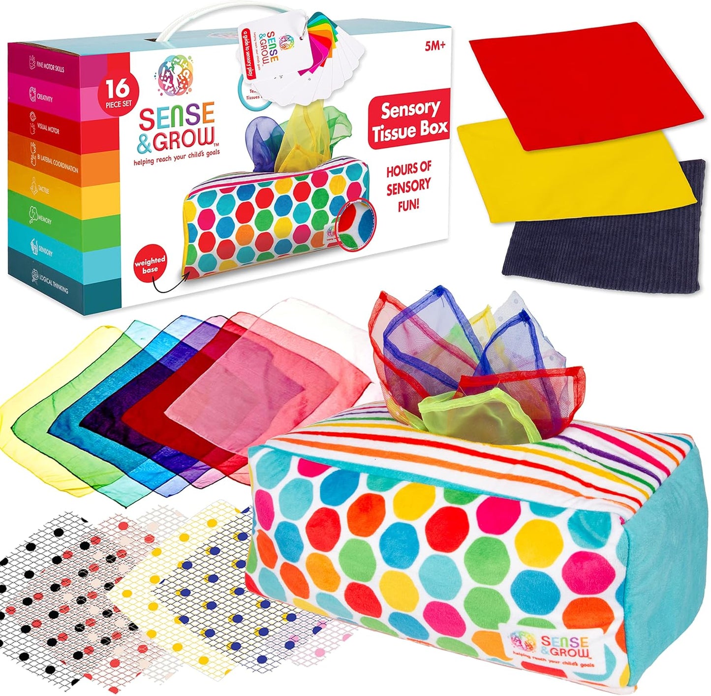 Montessori Sensory Baby Tissue Box - Educational Fun!