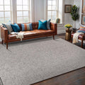 Easy Jute Rug 4x6 Natural Indoor Outdoor Grey - Durable, Washable