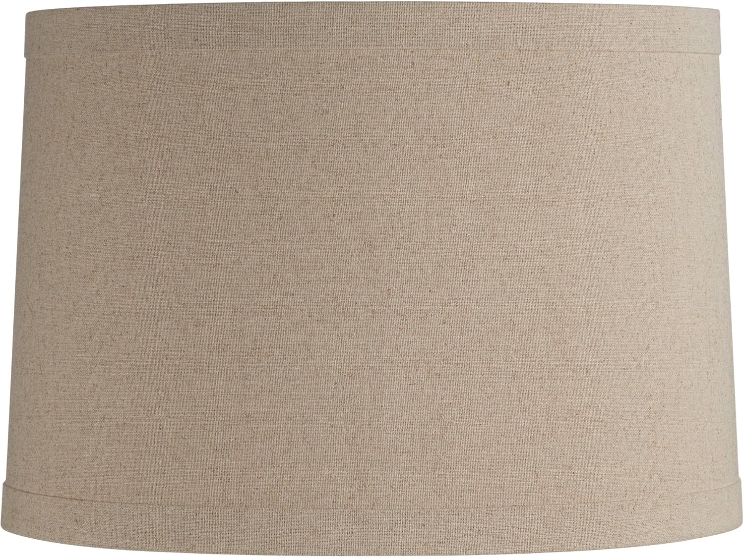 Natural Linen Large Drum Lamp Shade Replacement for Home Decor
