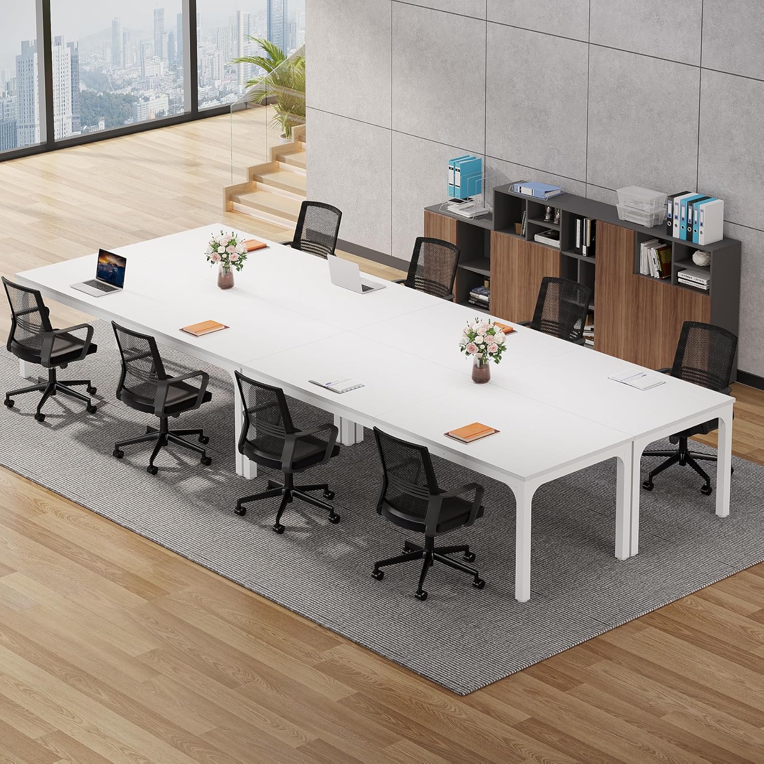 Tribesigns 13 FT Conference Room Table for Modern Offices