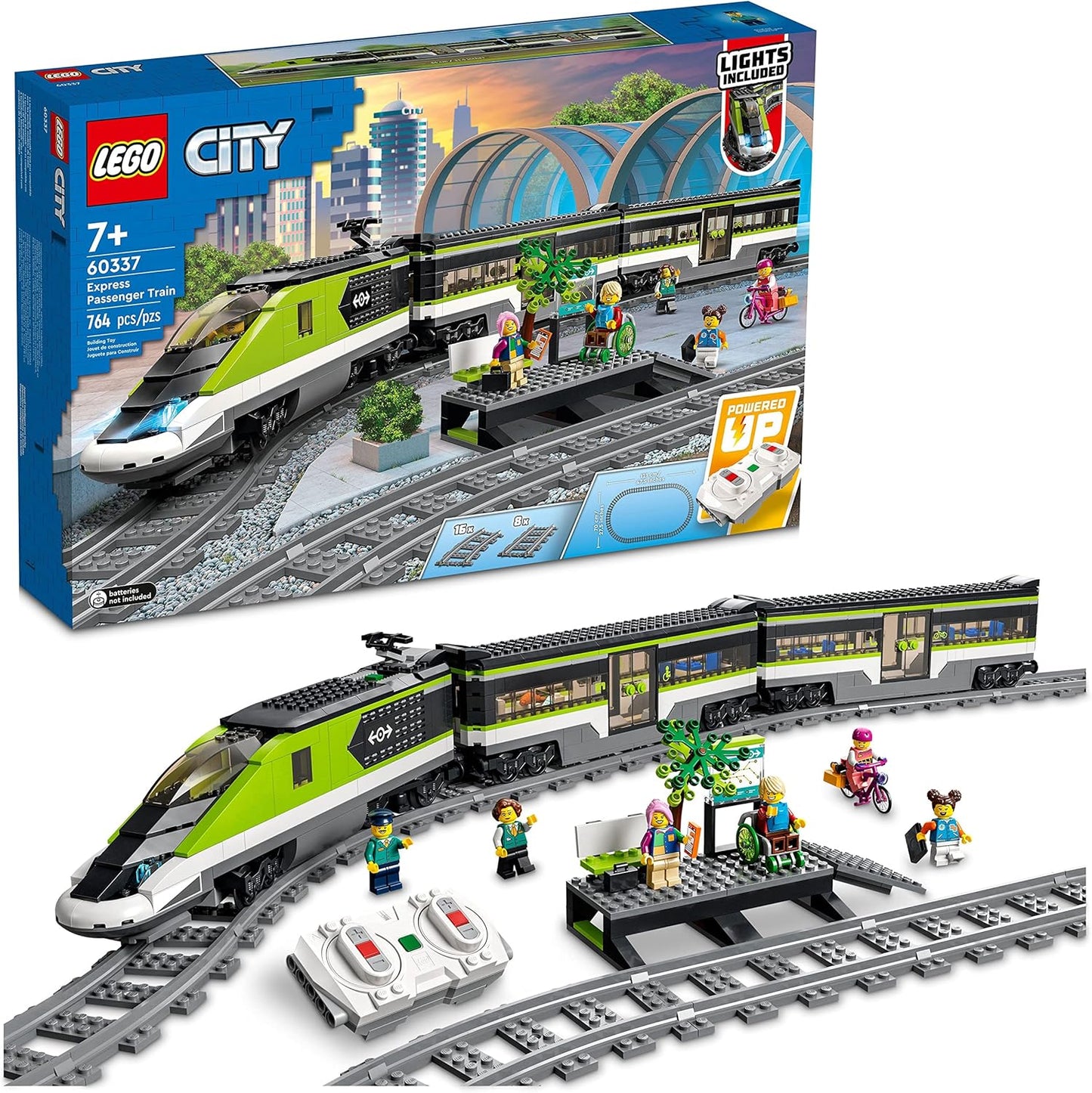 LEGO City Express Passenger Train Set - Remote Control Fun