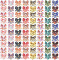 Dog Bow Ties 80 Pack for Small Dogs - Assorted Blossom Bowknot Set