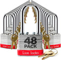 Keyed Alike 48 Padlocks 2in Long Shackle - One Key Solution