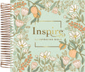 NLT DaySpring Inspire Illustrating Bible Spiral Bound (Mint Floral