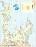 Palmetto Posters 24x31 Laminated Poster of Haiti - Detailed Map