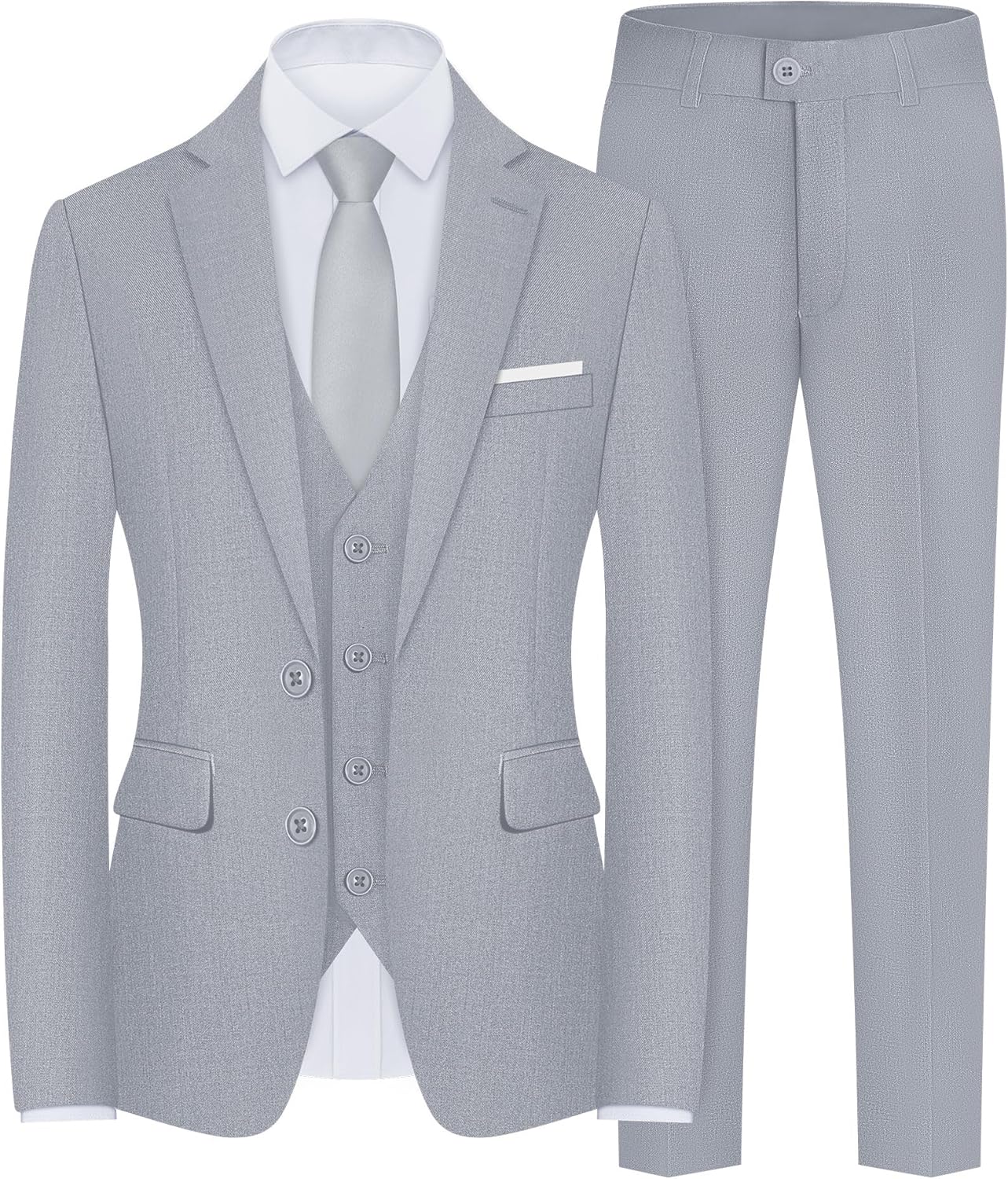 Men's Slim Fit 5-Piece Suit Set with Stretch for Any Occasion