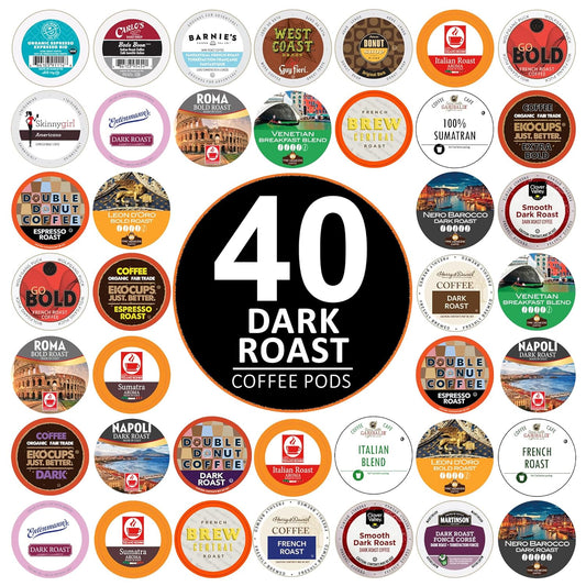 Bold Dark Roast Coffee Pods - Keurig Variety Pack