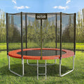 AOTOB Trampoline with Safety Enclosure Net and Basketball Hoop