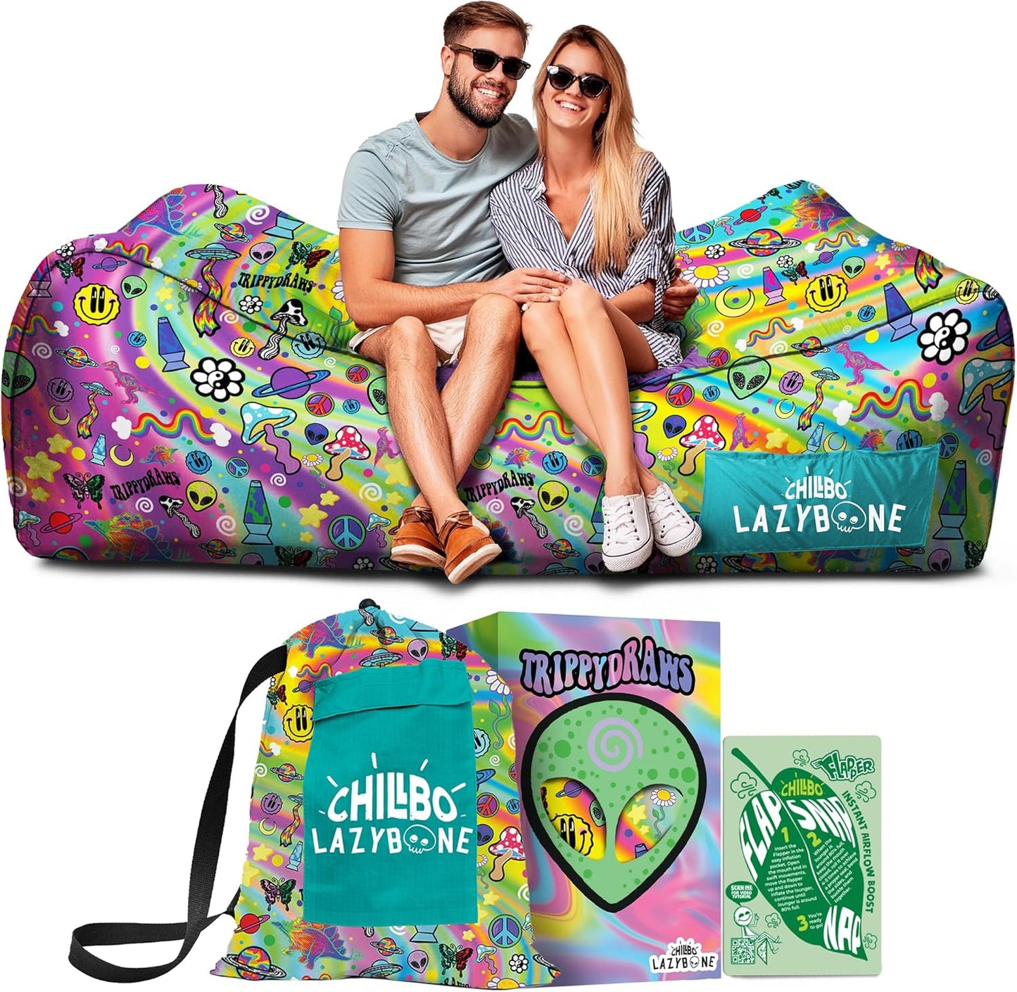 Chillbo Lazybone Inflatable Couch for Ultimate Relaxation