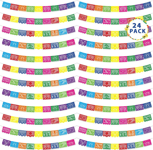 24 Pack Mexican Party Decorations for Fiesta Celebrations