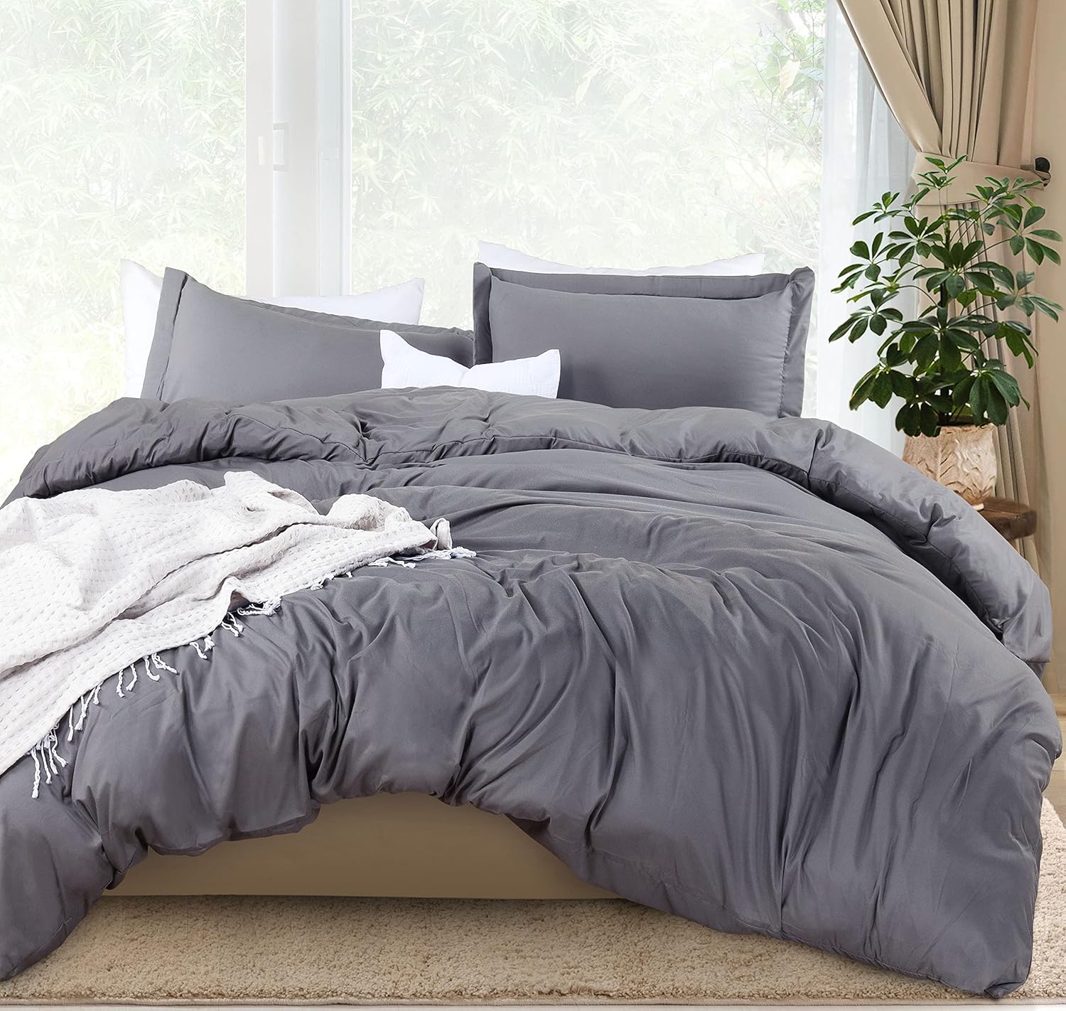 Utopia Bedding Duvet Cover Full Size - 3 Piece Set