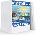 Canvas Boards for Painting 8x10 Inch - 48 Pack Art Supplies