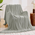 Chunky Chenille Throw Blanket for Couch Bed - Extra Thick Cozy Warmth