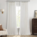 108 in Pinch Pleated Linen Curtains for Living Room - Thick Light