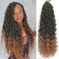 Goddess Box Braids Crochet Hair 24 in 7 Packs - Pre-Looped Boho Braids