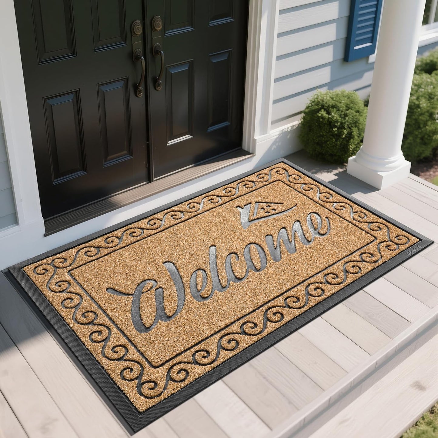 Yimobra Welcome Mat - Heavy Duty Sturdy Door Mats for Home