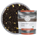 Golden Moon Tea Organic Tippy Earl Grey Black Tea - Real Bergamot Peel