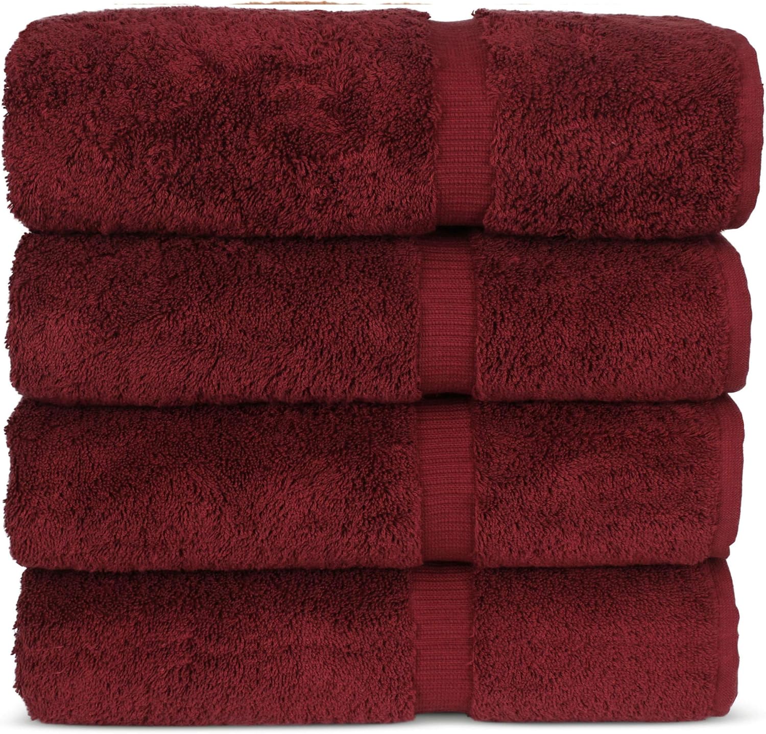 Chakir Turkish Linens Premium Cotton Bath Towels - 4-Piece Set