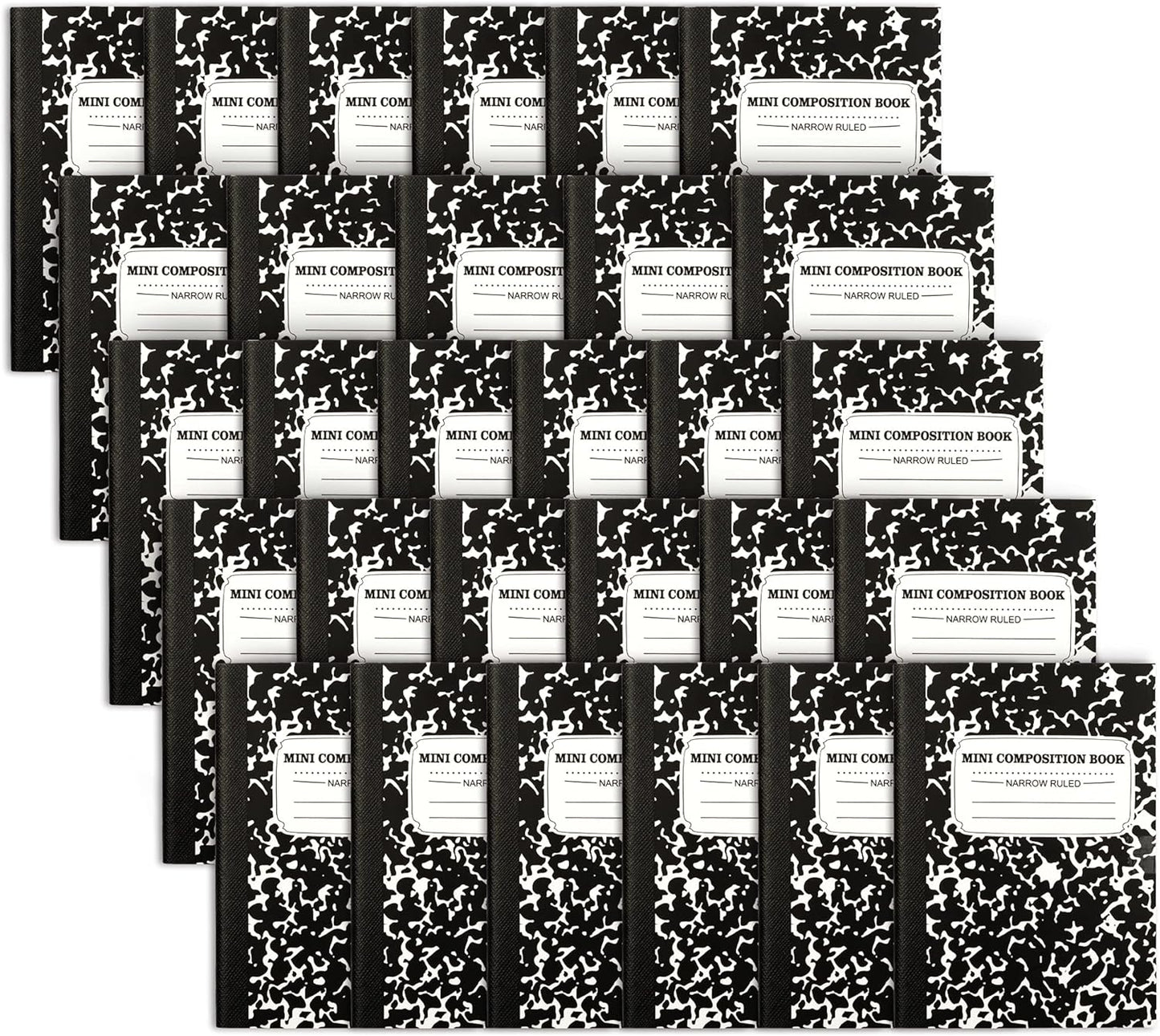 Feela Mini Composition Notebook Pack - Perfect Portable Size!