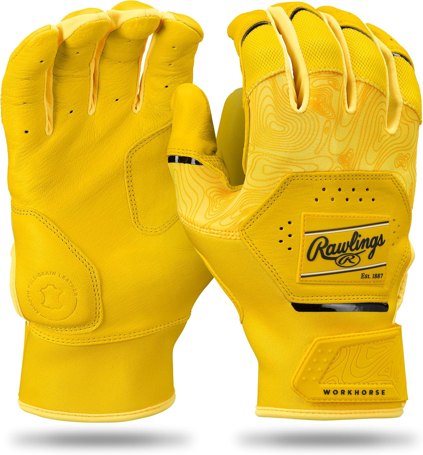 Rawlings Workhorse Baseball Batting Gloves for Elite Performance