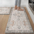 GENIMO Kitchen Mats 2PCs 20in x48in + 20in x32in - Anti Fatigue