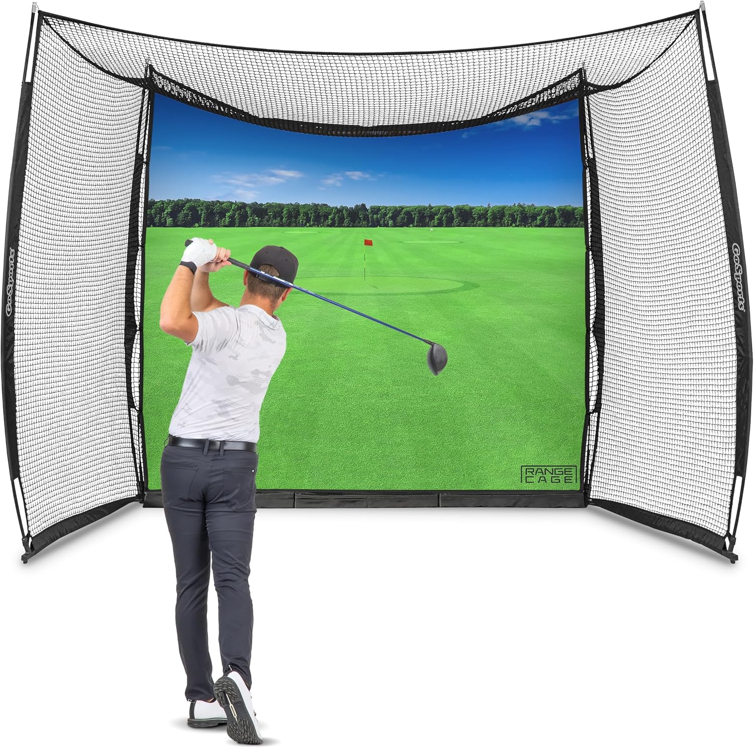 GoSports Range Cage 10 x 8 ft Golf Practice Hitting Net Review