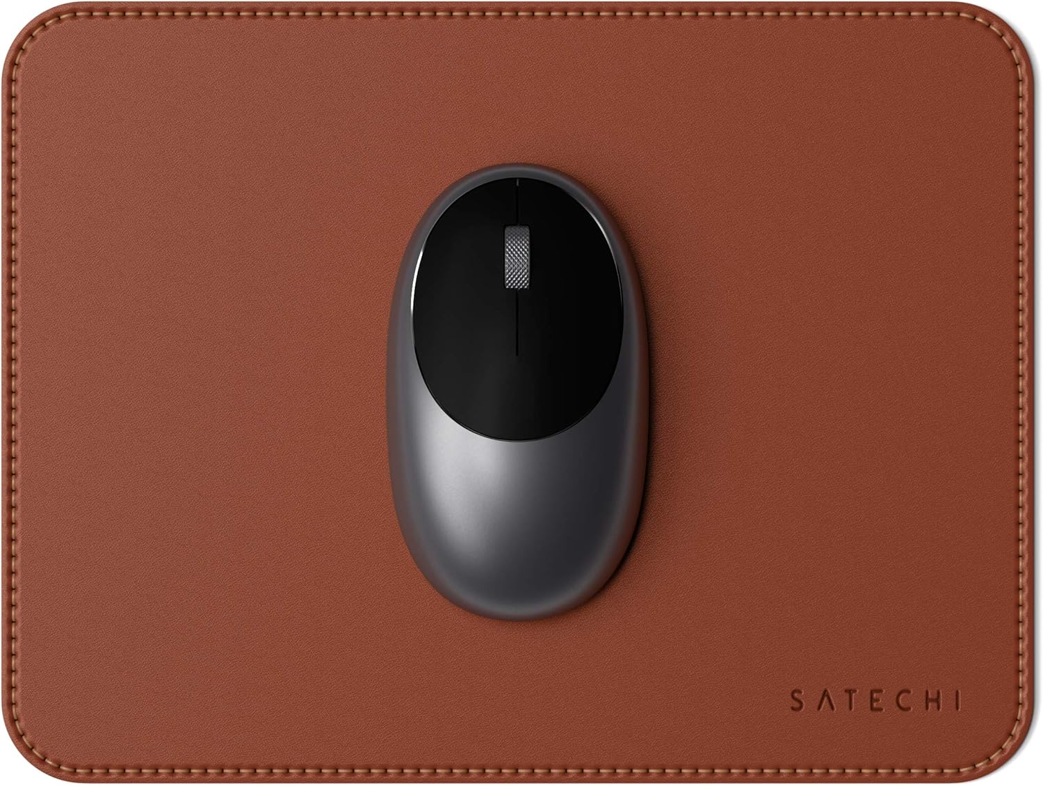 Satechi Eco-Leather Ergonomic Mousepad - Waterproof Desk Mat