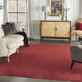 Nourison Essentials Indoor/Outdoor Brick Red 8 ft x 10 ft Area Rug