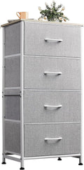 WLIVE 4 Drawers Dresser for Bedroom - Compact Vertical Storage