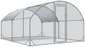 Large Metal Chicken Coop 9ftx13ft with Tri-Support Frame - Waterproof