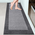 Machine Washable Kitchen Rug 24 in x 70 in - Non Slip Absorbent Runner