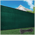 ColourTree Customized Size Fence Screen Privacy Screen Green 5 ft x