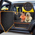 Dog Car Seat Cover for Back Seat - Hard Bottom Waterproof Protector