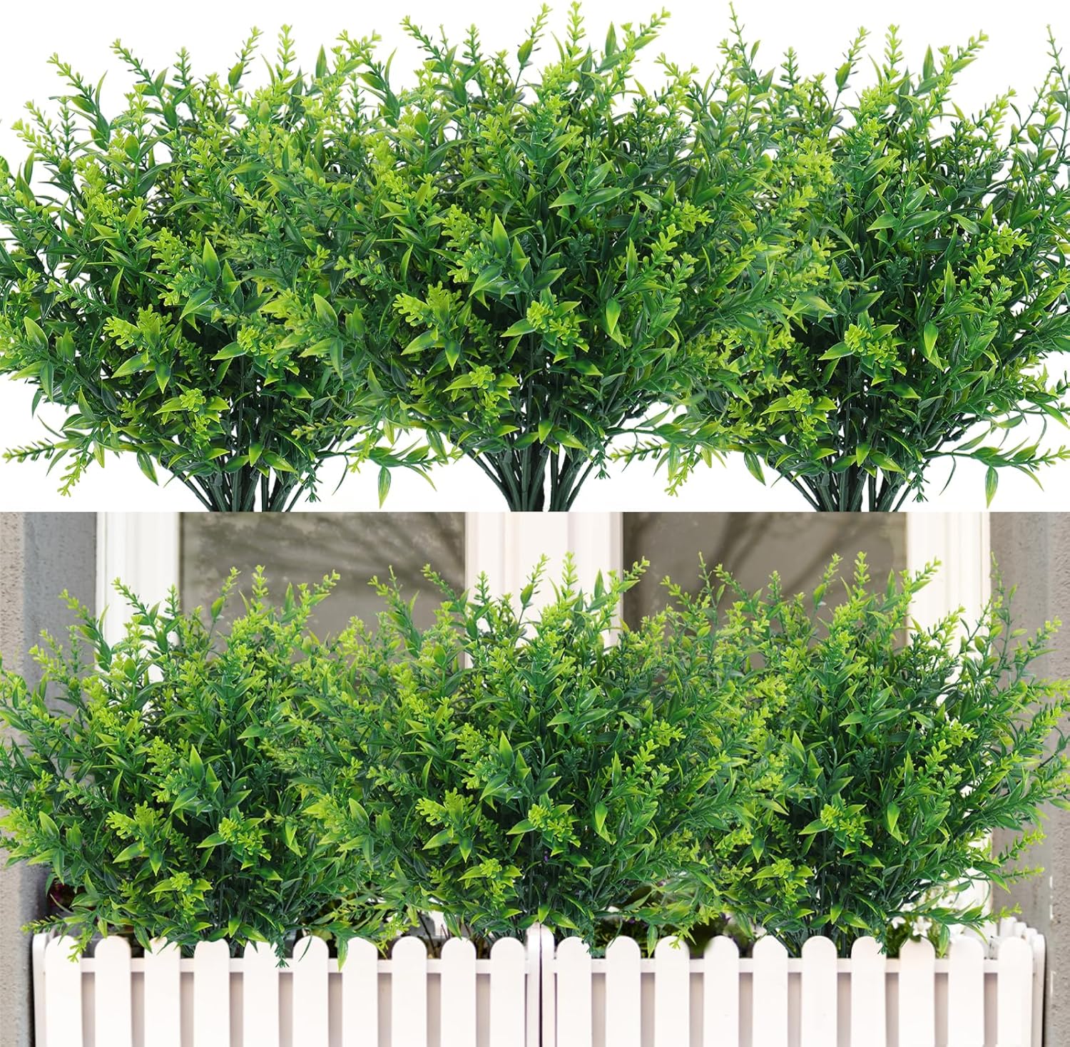 RECUTMS Spring Decoration with Lifelike Artificial Greenery