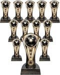 6.5 in Cobra Soccer Trophies Pack of 12 - Engraved or Blank