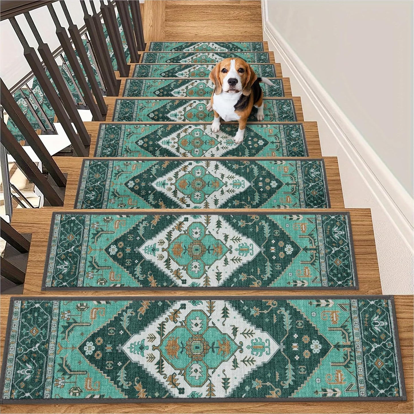 Lahome Non Slip Stair Treads 15 Pack for Wood Stairs Safety