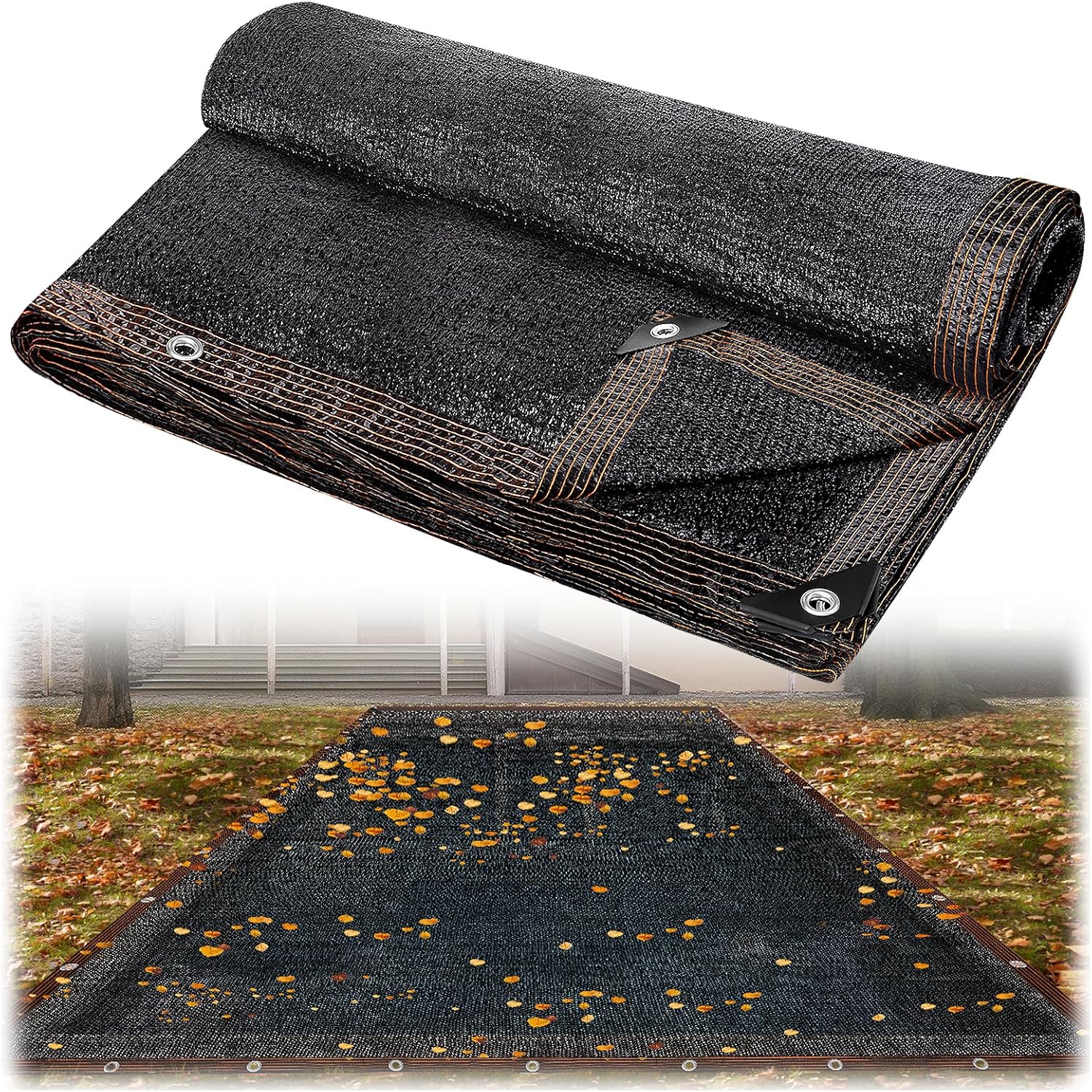 Heavy-Duty Fine Mesh Pool Leaf Net Cover for 40x20ft Pools
