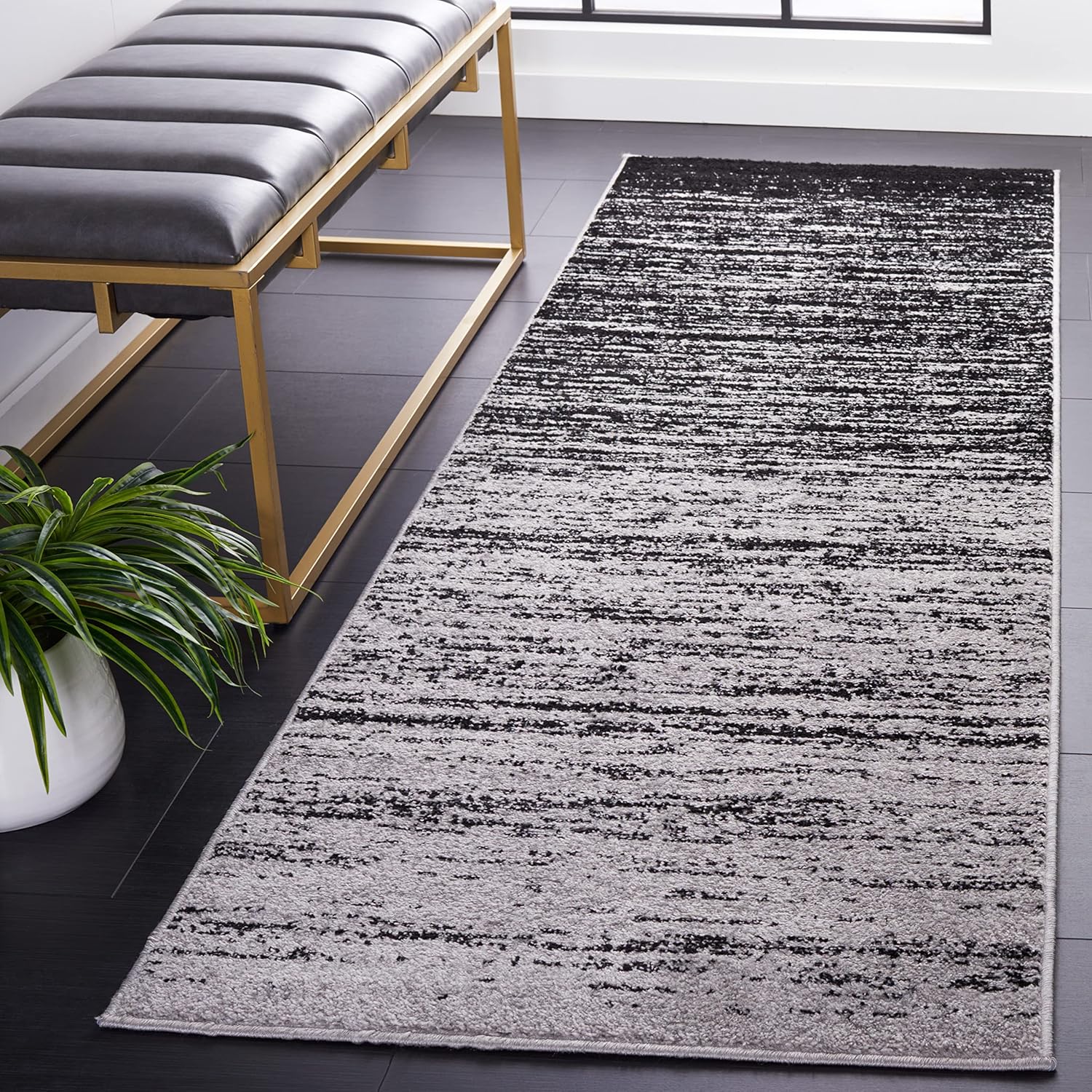 SAFAVIEH Adirondack Collection Runner Rug - Modern Ombre Design