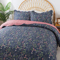 HoneiLife Queen Quilt Bedding Set - Floral Quilt Set for Queen Bed